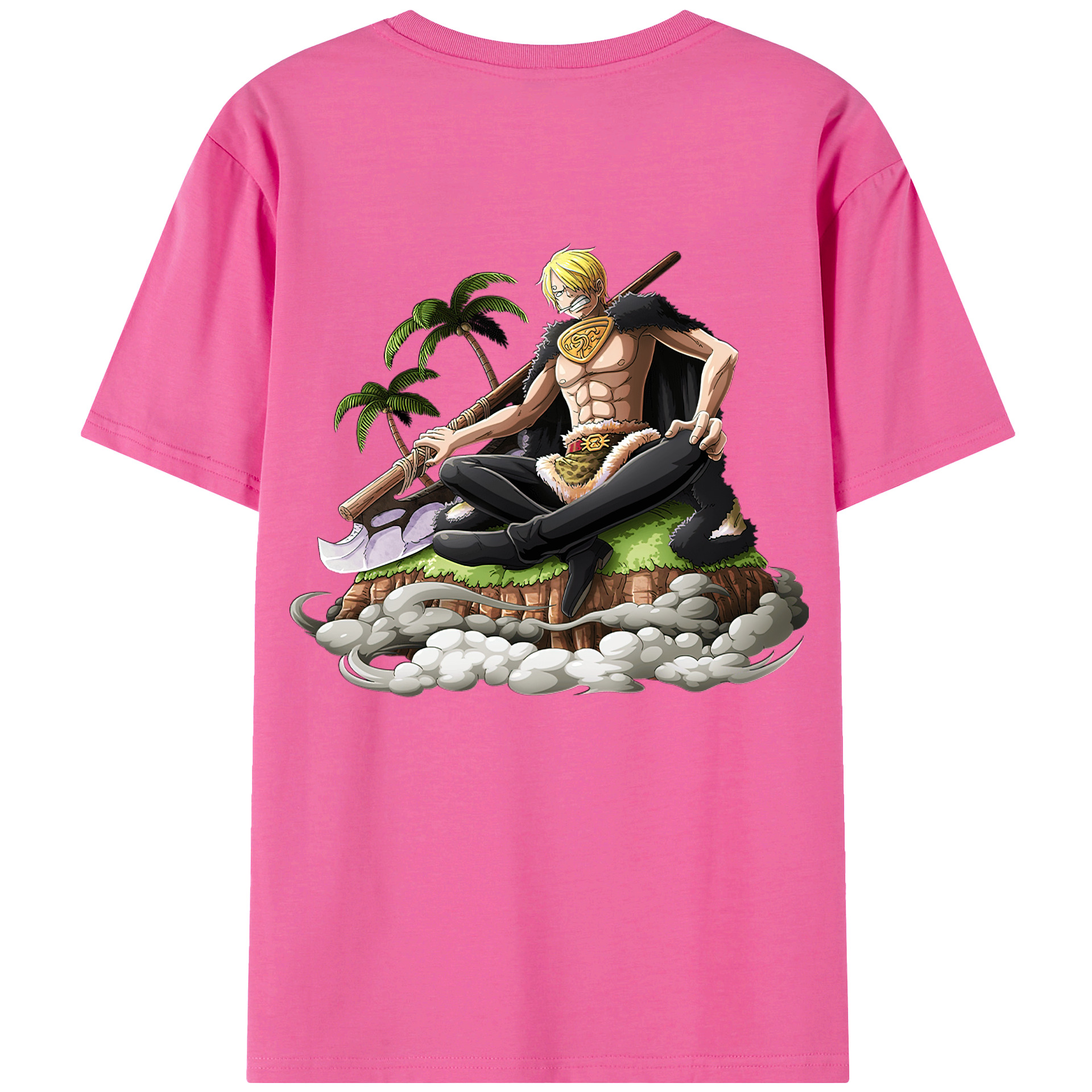 （画像用） ワンピース サンジ ONE PIECE Sanji レディース半袖Tシャツ(バックプリント)